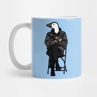 Serious Goose Looks Like Bernie Sanders Mug